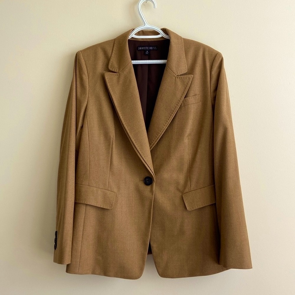 Lafayette 148 Wool Blazer Size Medium